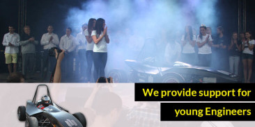 We provide support for young engineers