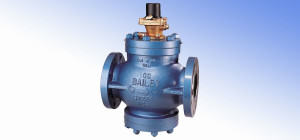 Pilot controlled pressure reducing valve