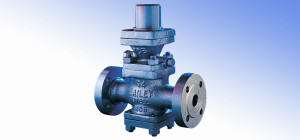 Pilot controlled pressure reducing valve