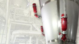Explosion protection of a spray dryer