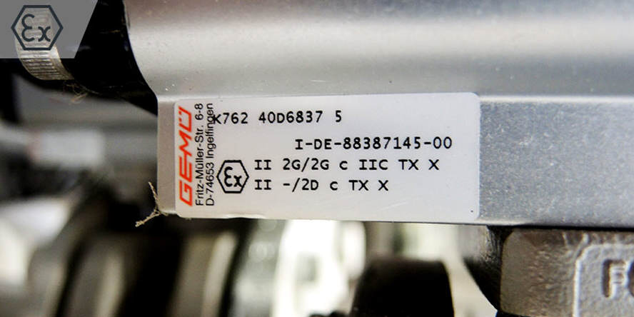 Marking of Equipment Designed for Use in Potentially Explosive Atmospheres