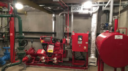 Design and erection of emergency fire water supply system based on a diesel-powered pump
