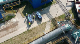 Delivery and assembly of four VQ flameless explosion relief systems on biomass fuels silo in one of Polish combined heat and power (CHP) plants