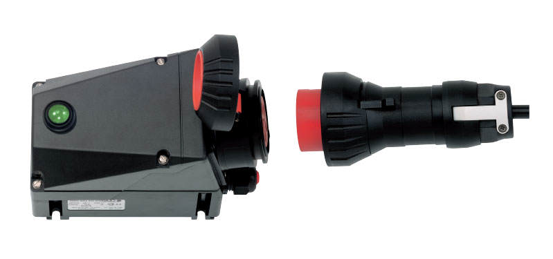 GHG 51 Ex-Plugs and Receptacles with Status LED