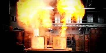 SUGAR DUST EXPLOSION – test footage