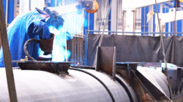 Audit of ventilation and exhaust systems for the plant producing steel structures