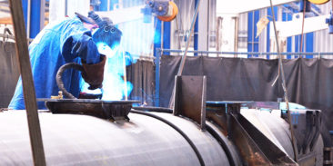 Audit of ventilation and exhaust systems for the plant producing steel structures