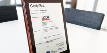 ISO 9001:2015 certification for 2018 successfully completed