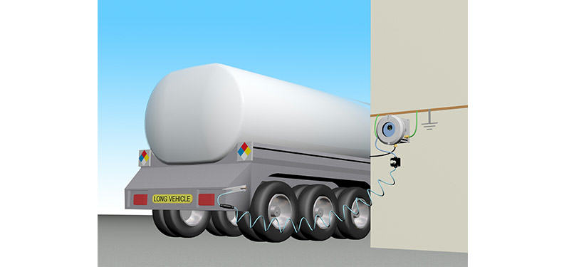 Earth-Rite RTR road tanker earthing control system