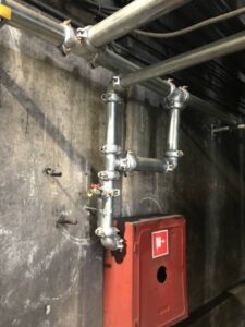 Upgraded fire standpipe system