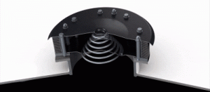 An explosion relief valve env