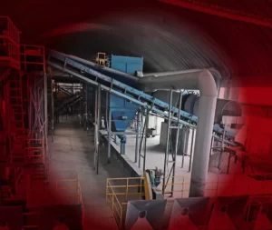 production site before installation of the fire protection system