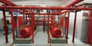 Pumping station with electric after modernisation