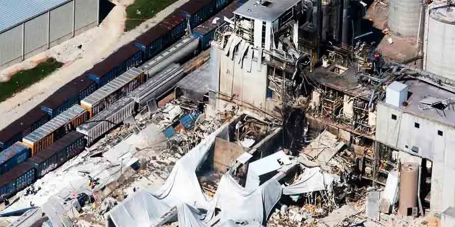 An explosion in the food industry