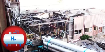 hydrogen explosion is gas distributor