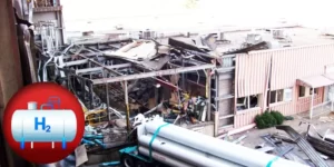 hydrogen explosion is gas distributor