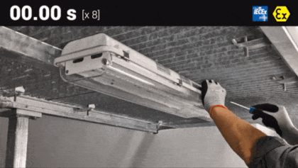 Ex ATEX emergency lighting fixtures powered by a central battery 14 ...