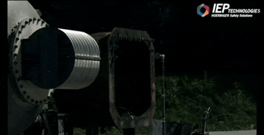 flameless explosion relief IV8 IEP